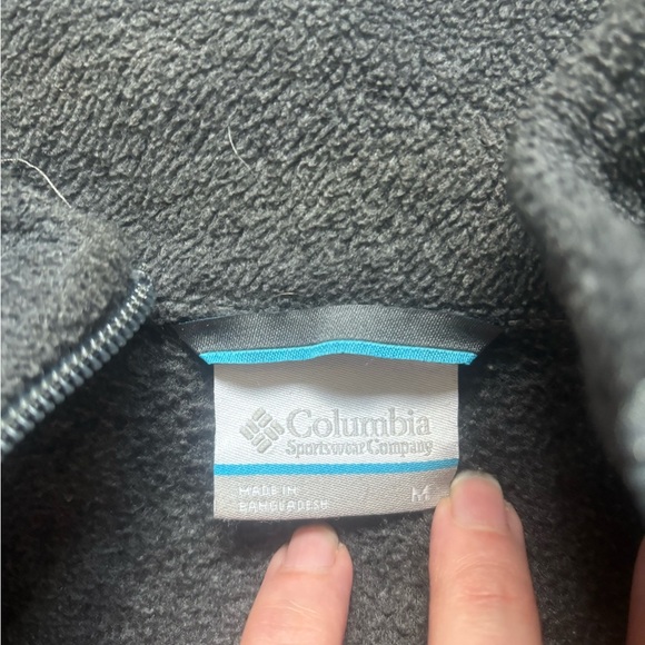 Columbia Charcoal Fleece Jacket - Picture 2 of 6